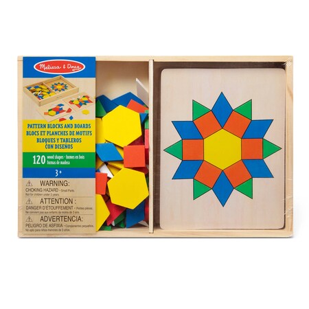 Melissa & Doug Pattern Blocks and Boards 51013