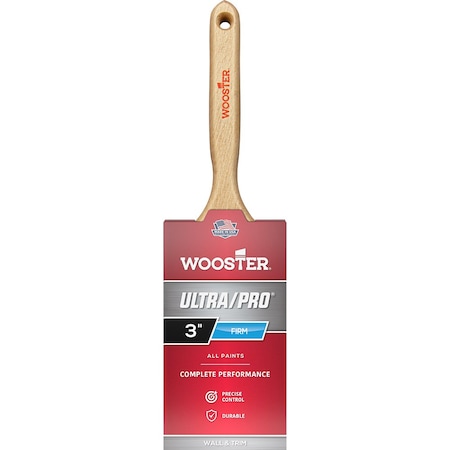 Wooster 3" Flat Sash Firm, Nylon/Polyester Bristle, Paint Brush 4175