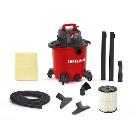 Craftsman 9 Gallon 4.25 Peak HP Wet/Dry Shop Vacuum with Dusting Brush and Attachments CMXEVBE18690