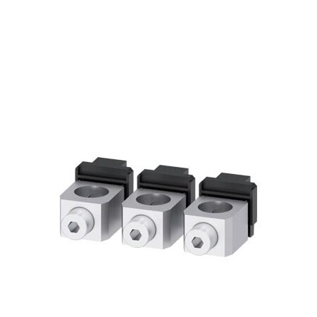 Siemens circular conduc. terminal TA1.5 1 AWG600 kcmil max. 400 A Cu cable 3 units 3VA9373-0JB13