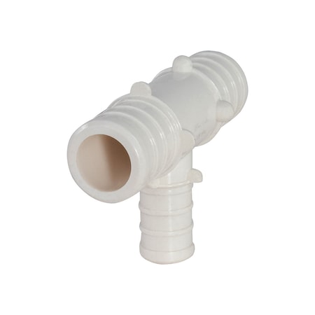 Everflow 1'' x 1'' x 1/2'' PEX Barb Reducing Tee Pipe Fitting; Plastic Poly Alloy PK PPRT1033-10