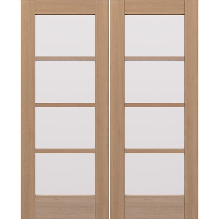 Doornmore G10402, 66.5" x 82" ( 2x32" Door) Right Hand, Mahogany SDL 4 Lite Exterior Door G10402-SW-3280_2_RI