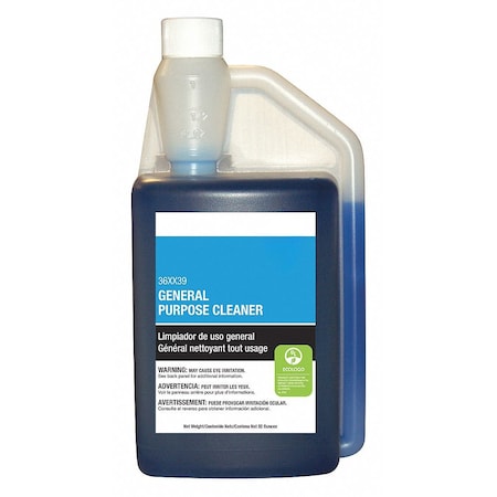 Zoro.Com All Purpose Cleaner, Bottle, 1 qt, Unscented 36XX39