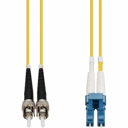 Add-On 5M ST TO LC YELLOW OS2 DUPLEX LSZH SMF FIBER PATCH CABLE ADD-ST-LC-5M9SMFLZ