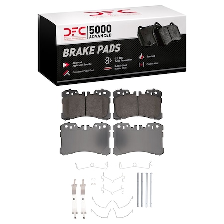 Dfc 5000 Advanced Disc Brake Pad Set, 1552-1282-01