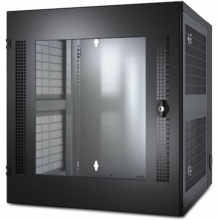 Apc APC NetShelter 13U Wallmount Rack Cabinet Glass Door Double Hinged Server Depth AR100