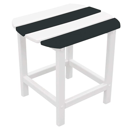 Newtechwood St Charles Zebra Plastic Outdoor Side Patio Table P022-703