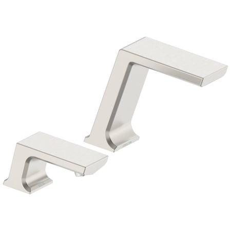 Delta Contrasta lavatory faucet and soap dispenser with Proximity Sensing - Battery operated, 0.35 gpm 821DPA90-SSSD