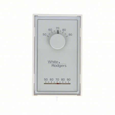White-Rodgers Standard Mechanical Thermostats, 1 H, 0 C, Hardwired, 24VAC 1E30N-910