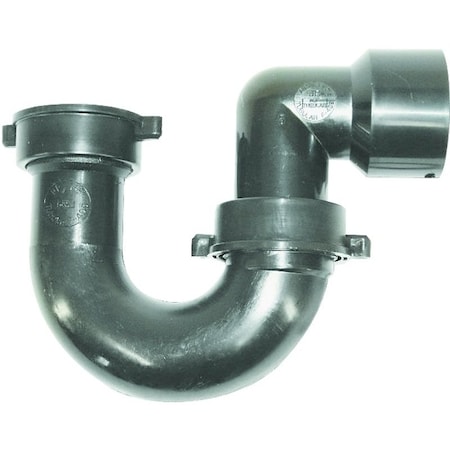 Us Hardware Bathtub Trap, ABS, Black P-687C