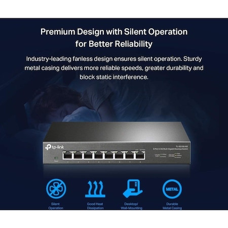 Tp-Link 8-PORT 2.5G MULTI-GIGABIT DESKTOP SWITCH TL-SG108-M2