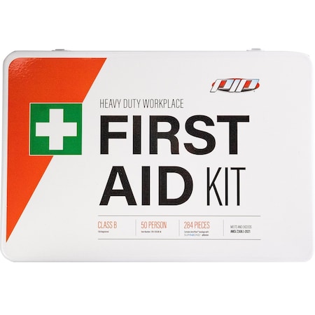 Pip ANSI Class B Metal First Aid Kit, 50 Person 299-21050B-M