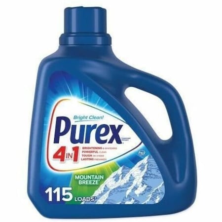 Purex Laundry Detergent, 150 oz Bottle, Liquid, Mountain Breeze 2420005016