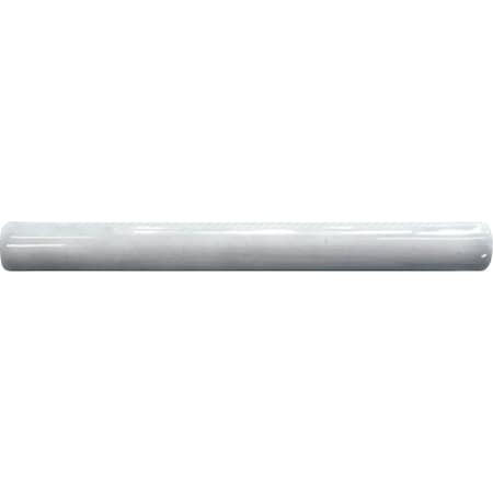 Apollo Tile Light Stone Blue 0.6 in x 6 in Ceramic Glossy Pencil Liner Tile Trim 0.25 sqft/case, 10PK APLCMC88P09A