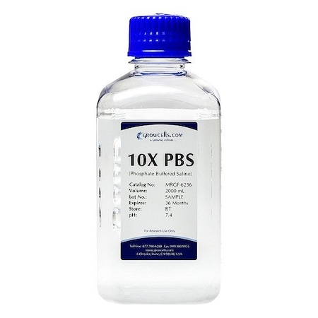 Growcells Phosphate Buffered Saline, Bottle, 2 L MRGF-6236