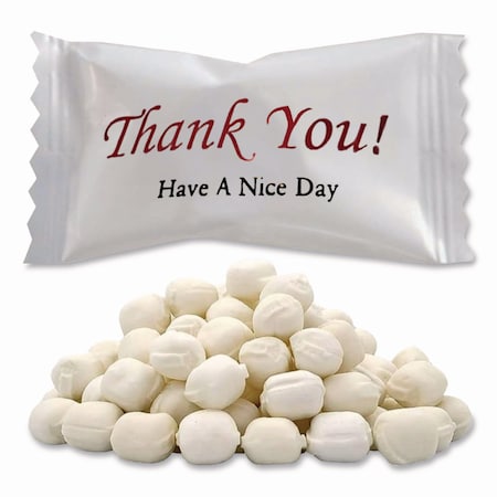 Stewart Superior Thank You Have a Nice Day Mints, White Buttermint, Individually Wrapped, 1000PK CJ-3007 B