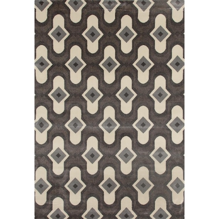 Art Carpet 2 x 4 ft. Troy Collection Protector Woven Area Rug, Mushroom Brown 25023