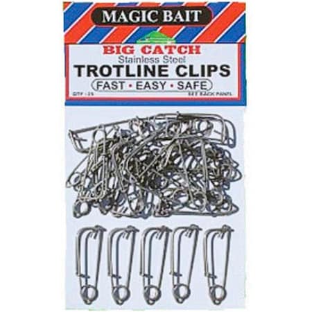 Magic Bait Trotline Clips Snap-Stainless MTLC