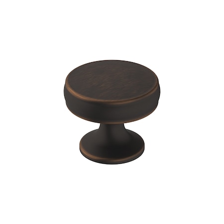 Amerock Renown 1-1/4 in 32 mm Diameter Oil Rubbed Bronze Cabinet Knob BP36793ORB