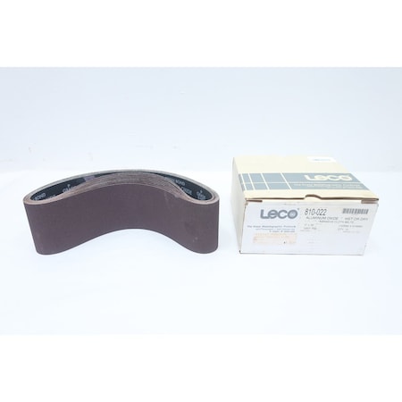 Leco BOX OF 10 ALUMINUM OXIDE ABRASIVE CLOTH BELT 4IN X 36IN, 2PK 810-022