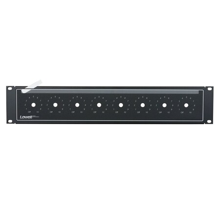 Lowell Rack Panel for VC 2U LVC8P-ID-2