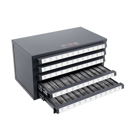 Vevor Tap Dispenser Organizer Cabinet Five-Drawer #2-56-#12-28 60 Compartment ET5-A