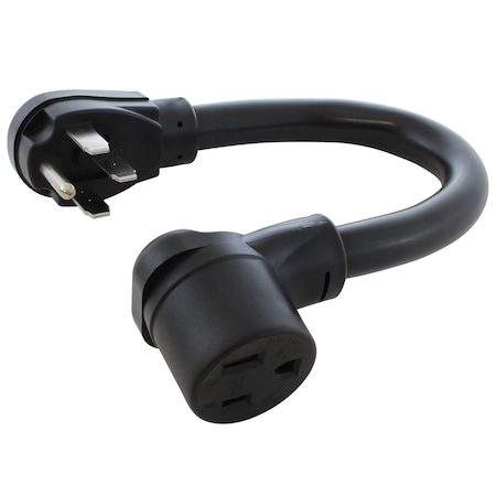 Ac Works Plug Adapter, STW, 6-50R, 14-50P, 6-50P, 14-50P, 1.5 ft., Orange WD1450650-018