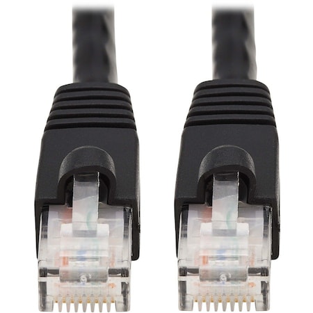 Eaton Tripp Lite Series Cat6a 10G Snagless UTP Ethernet Cable RJ45 M/M, Black, 10 ft. 3.05 m N261-010-BK