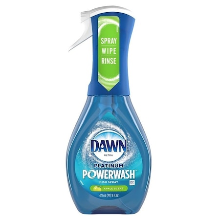 Dawn Platinum Dish Soap Spray, 16 oz, Liquid, Apple Scent, Colorless 52365