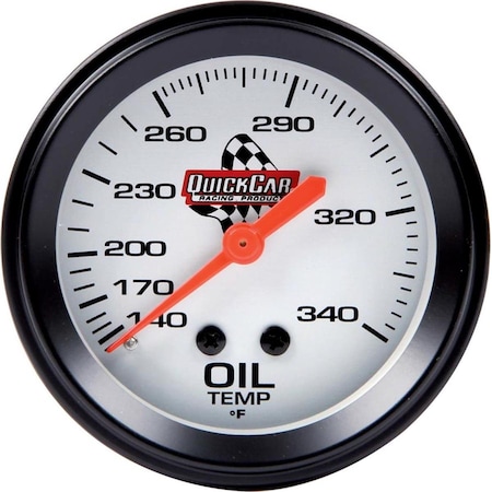Powerhouse 2.62 in. Oil Temperature Gauge - 140-280 deg PO3611537