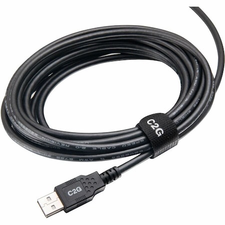 C2G 6FT (1.8M) TAA-COMPLIANT USB 2.0 A/B CABLE - M/M - BLACK C2G68001