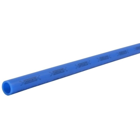Sharkbite Pipe, 2 ft L, PEX-B, Polyethylene, Blue U860B2