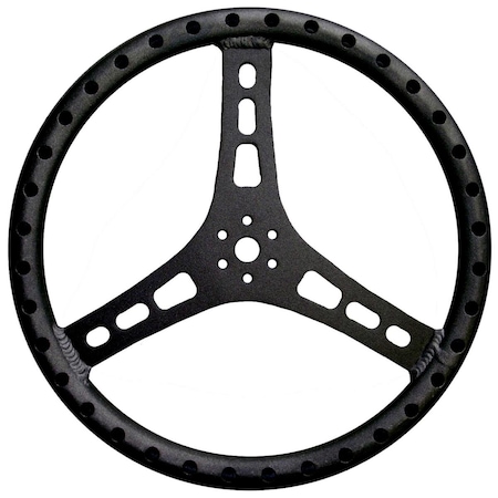 Powerhouse 15 in. x 1.25 in. Dia. Steering Wheel Tube, Black PO1397592