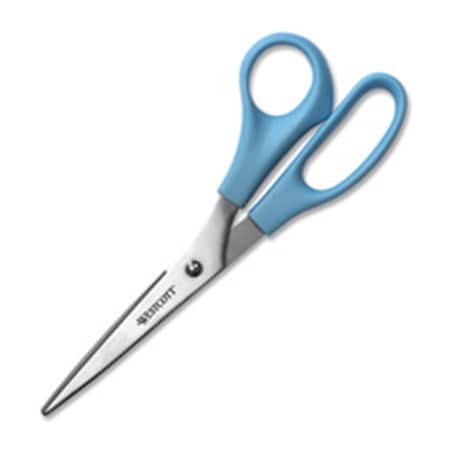 Officespace All Purpose Scissors- 8in. Straight- Blue OF128175