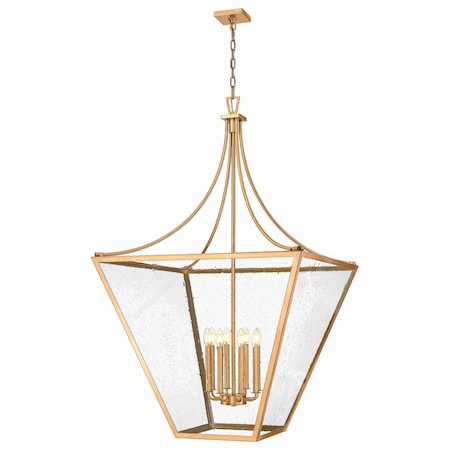 Z-Lite Montalcino Rubbed Brass 8 Light Chandelier 1961-8RB