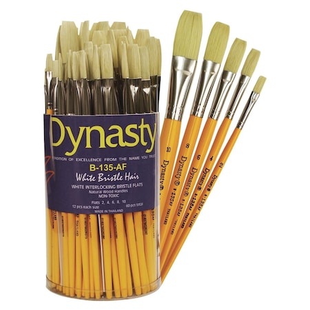 Fm Brush Co FM Brush Art Education Canister, Golden Synthetic, B-1650-B - Set of 60 1569930