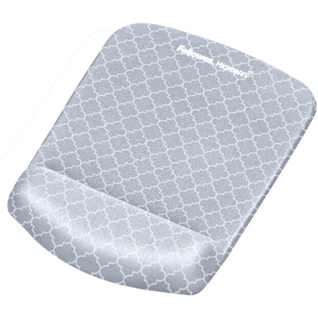 Fellowes Mouse Pad, Gray/White 9549701