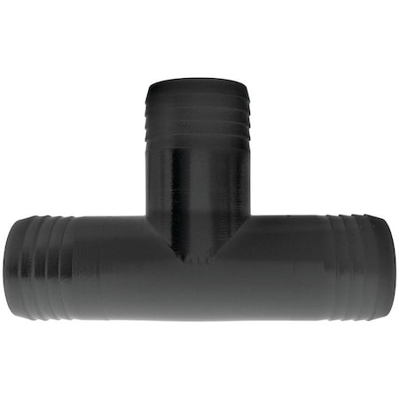 Green Leaf T12P Hose Adapter Tee, Polypropylene, Black T 12 P