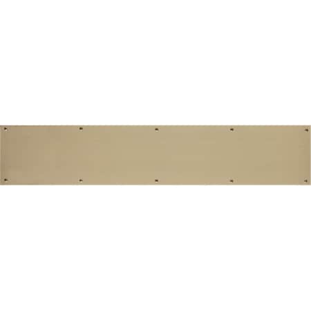 Brass Accents 6 in. x 30 in. Kick Plate Antique Brass Magnetic Mount A09-P0630-609MAG