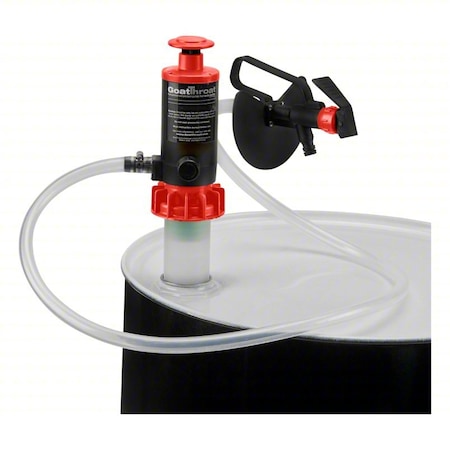 Goatthroat Pumps Air Drum Pump, 4.5 gpm, 10 psi GT100RTBPVC