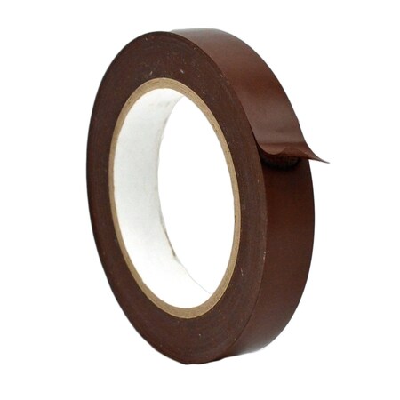 Wod Tape PVC, Dark Brown, 3/4 inch (18mm) W., 5 mil Thickness, 64 PK WOD VTC605-00750-64-60-DBR