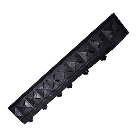 Safe-Flex Male Edging, Black, 22"Wx4"L, 2 PK ESDA6-B