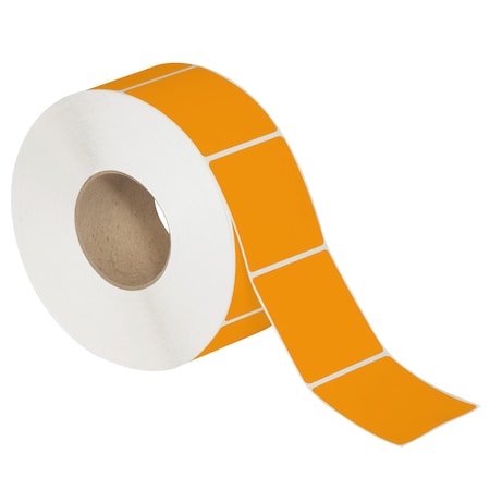 Tape Logic 2 x 3in Fluorescent Orange Thermal Transfer Labels, 8PK THL143RG