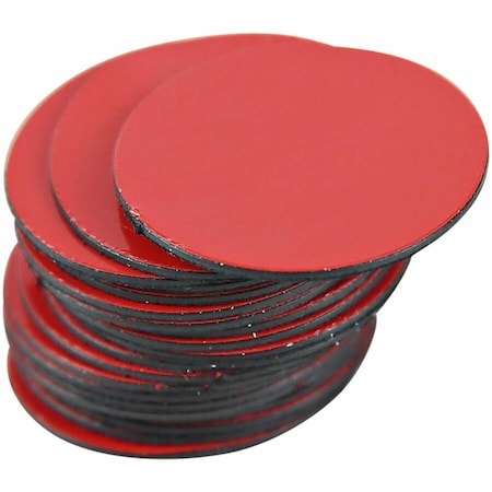 Mastervision Magnetc Circles, 3/4", Red, PK20 FM1604