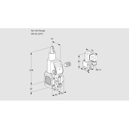 Honeywell Kromschroder VAS1-/20R/LW KS88025327