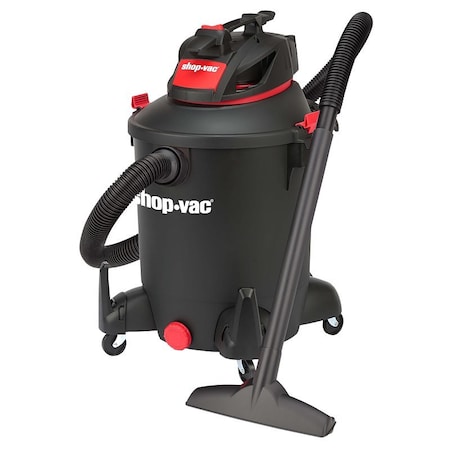 Shop-Vac Wet/Dry Vacuum, 10 gal Vacuum, 95 cfm Air, Cartridge, Foam Sleeve Filter, 4.5 hp 5761011