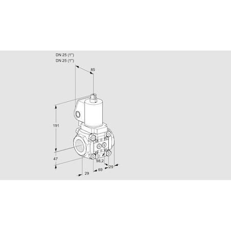 Honeywell Kromschroder VAS2T25N/NQGL KS88031841