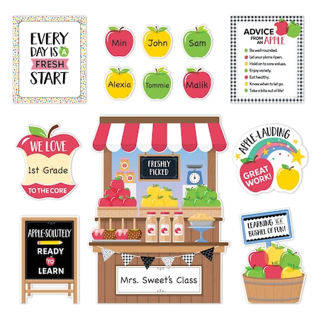 Creative Teaching Press Apple Time Bulletin Board Set, 39-Piece Set 10993