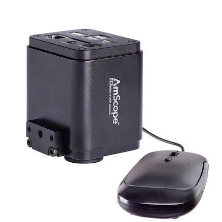 Amscope HD 4K 30fps 8MP HDMI, LAN, Wi-Fi Color CMOS C-mount Microscope Camera for Stand-alone and PC Imaging HD408N