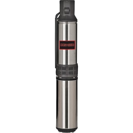 Franklin Intl Red Lion 14942402 Well Pump, 6 A, 230 V, 0.5 hp, 1-1/4in Connection, 231 ft Max Head, 12 gpm, SS RL12G05-2W2V